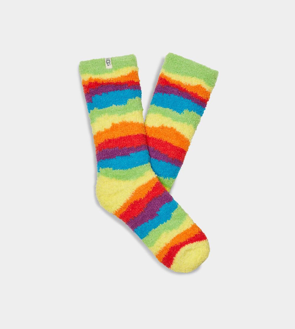 Ugg Sock Mens - Ugg Pride Cozy Rainbow Stripes - 635FSXZLJ